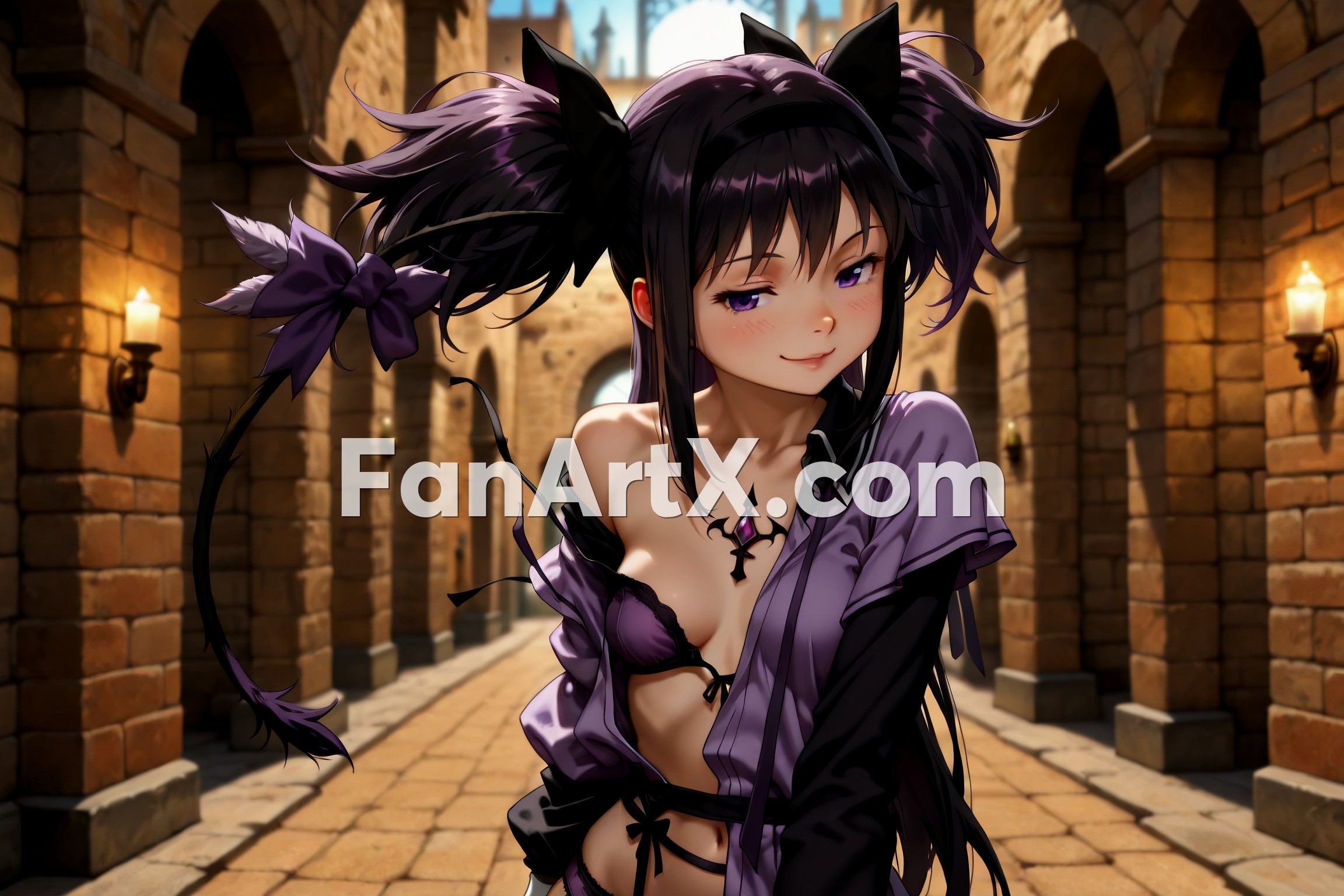 Akemi Homura Puella Magi Madoka Magica Fanart 2141097